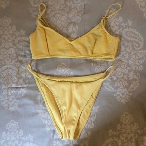 PacSun Yellow Bikini